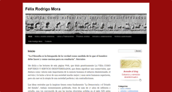 Desktop Screenshot of felixrodrigomora.org